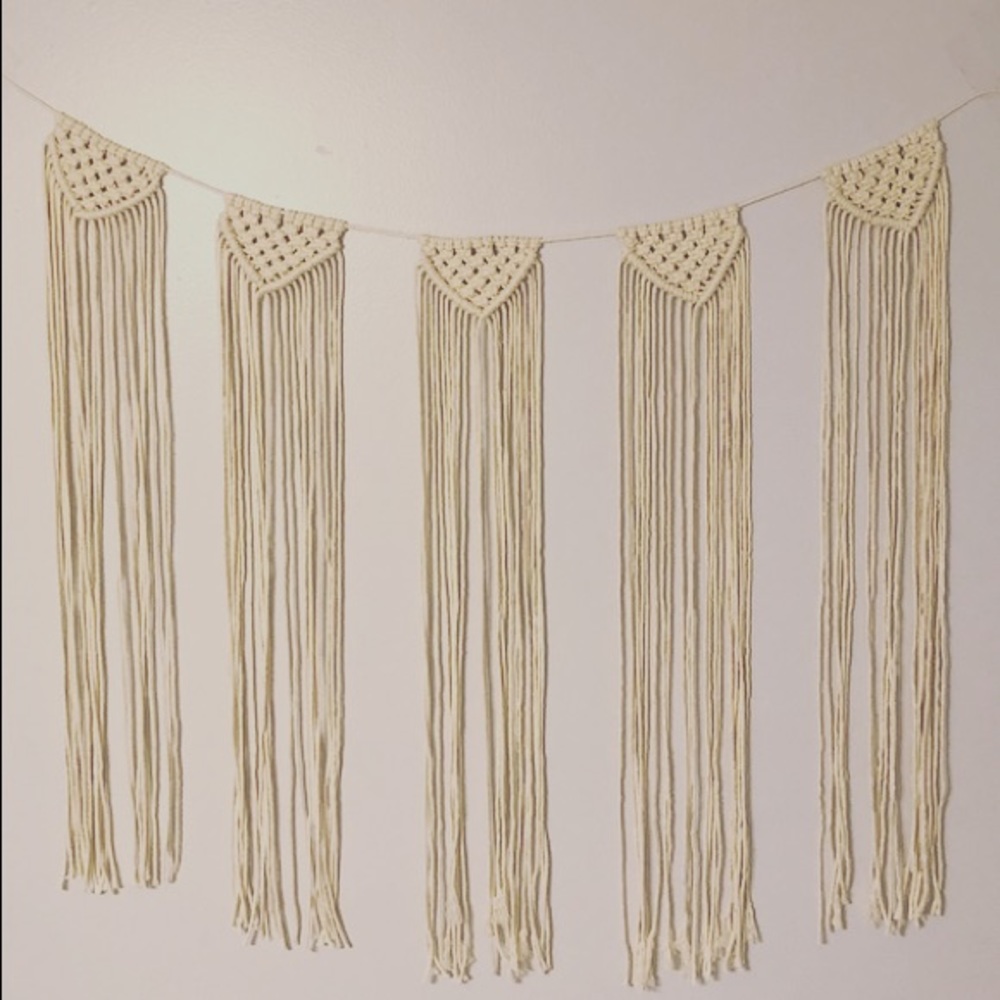 Macrame Banner Wall Hang